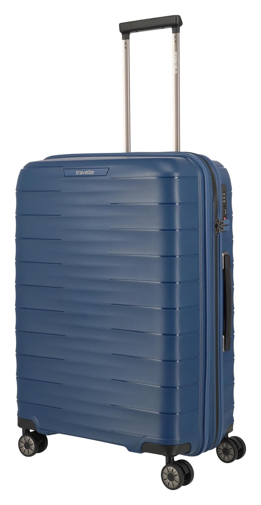 Střední cestovní kufr na kolečkách Travelite Mooby M Navy