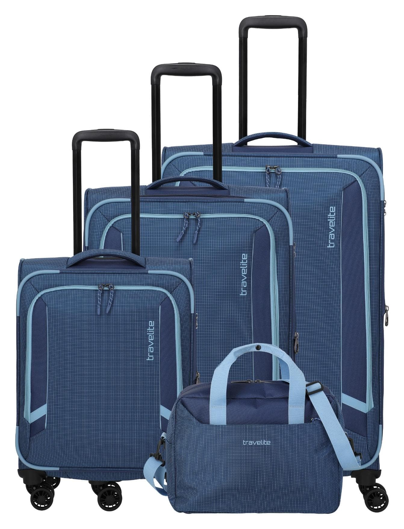 Sada cestovních kufrů Travelite Corsiica S,M,L,BB Blue