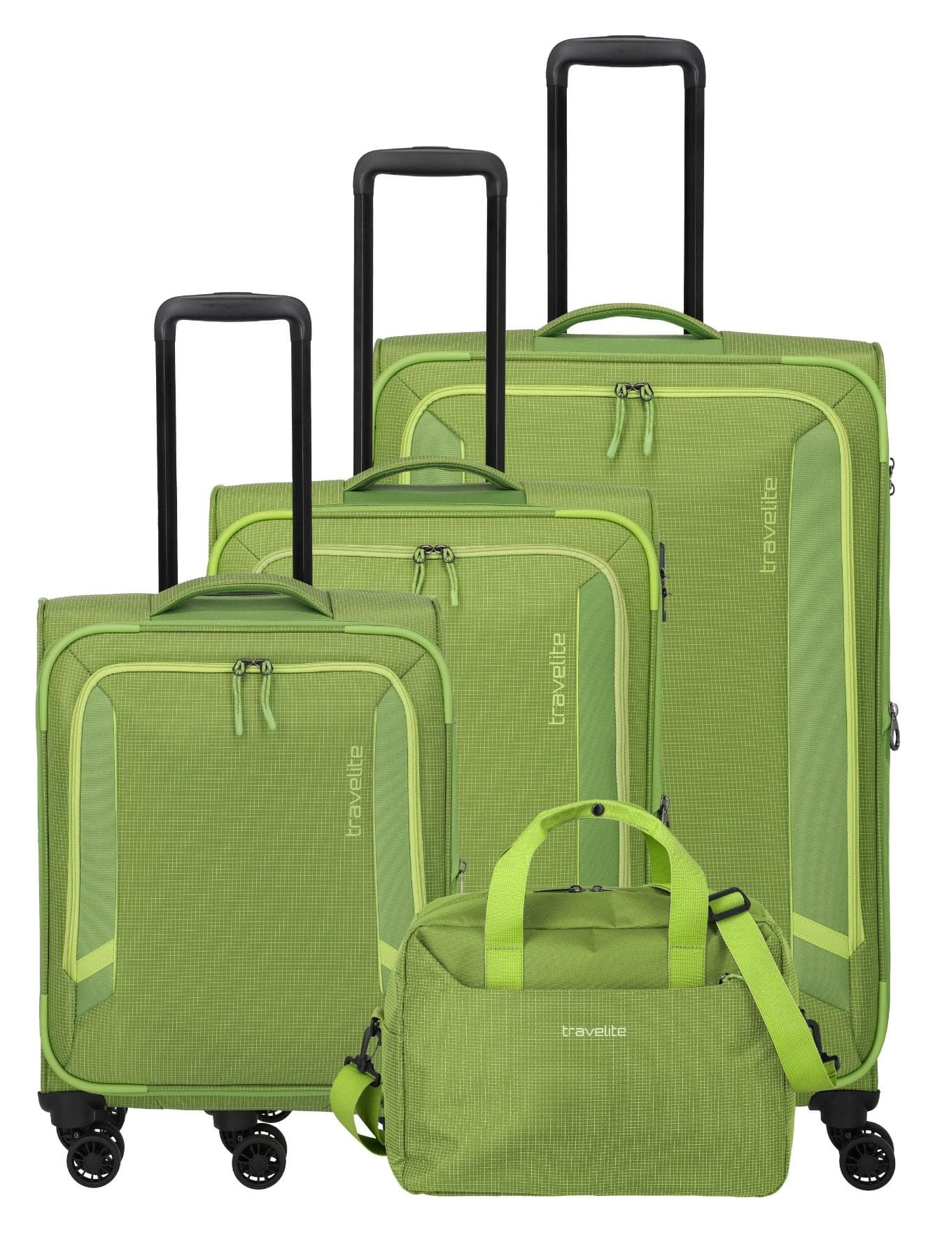 Sada cestovních kufrů Travelite Corsiica S,M,L,BB Fresh Green