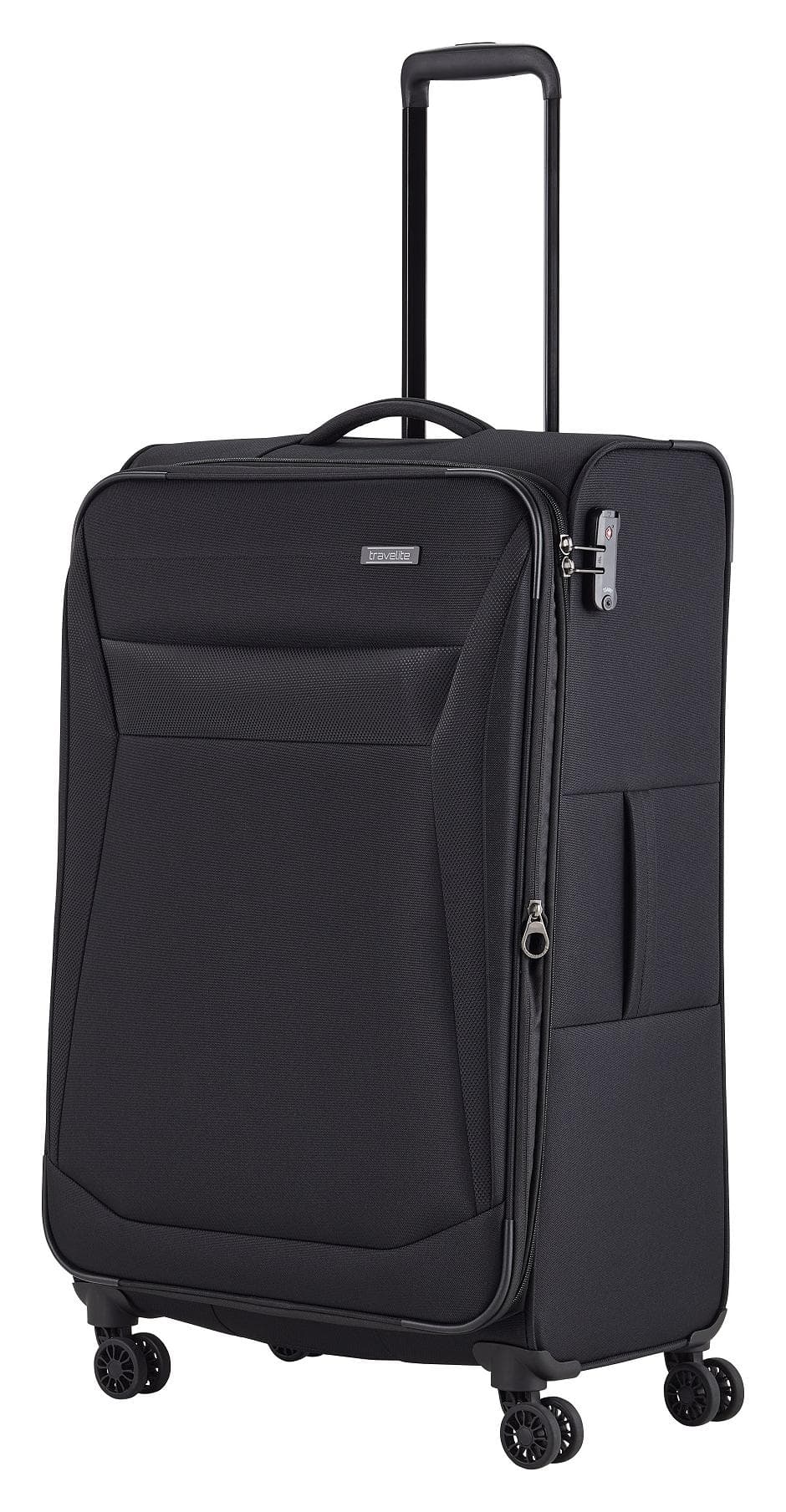 Velký textilní kufr na kolečkách Travelite Chios L Black