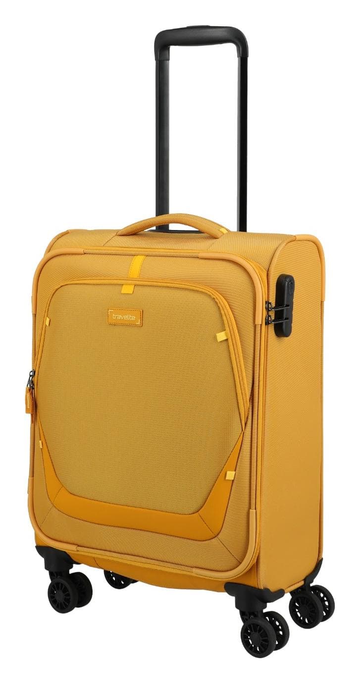 Textilní palubní kufr Travelite Umbria S Golden Glow