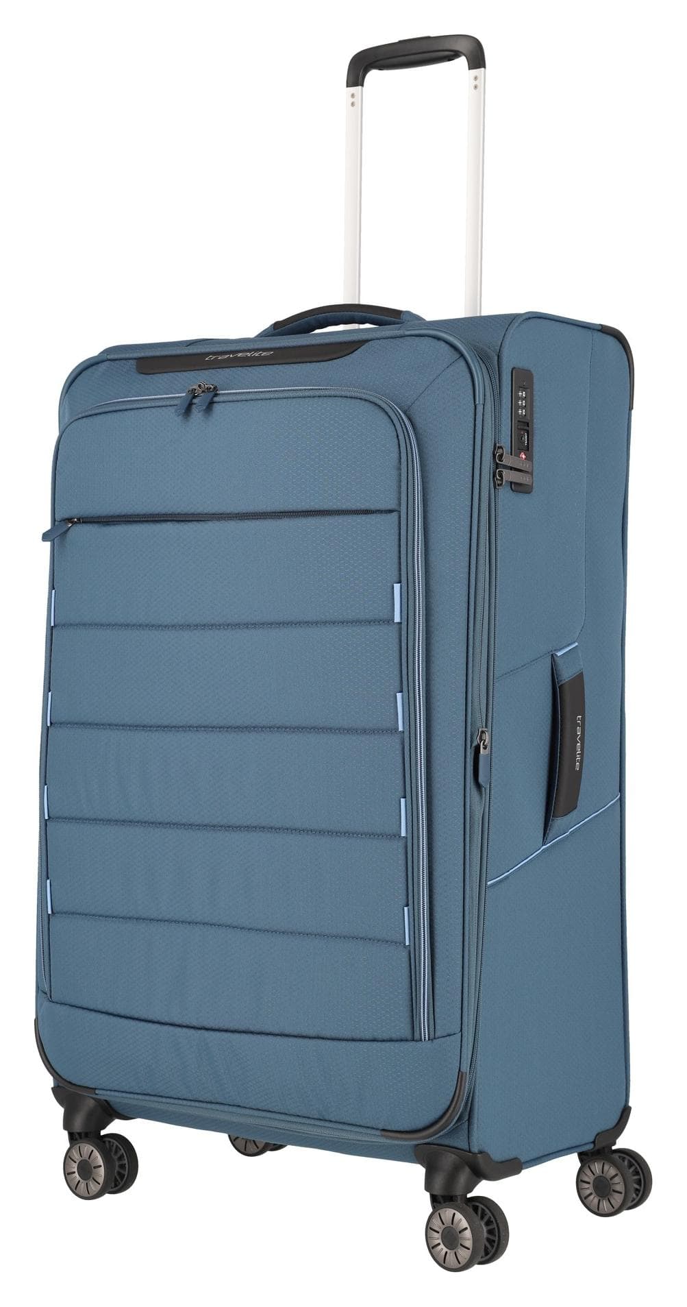 Velký cestovní kufr na kolečkách Travelite Skaii 4w L Blue