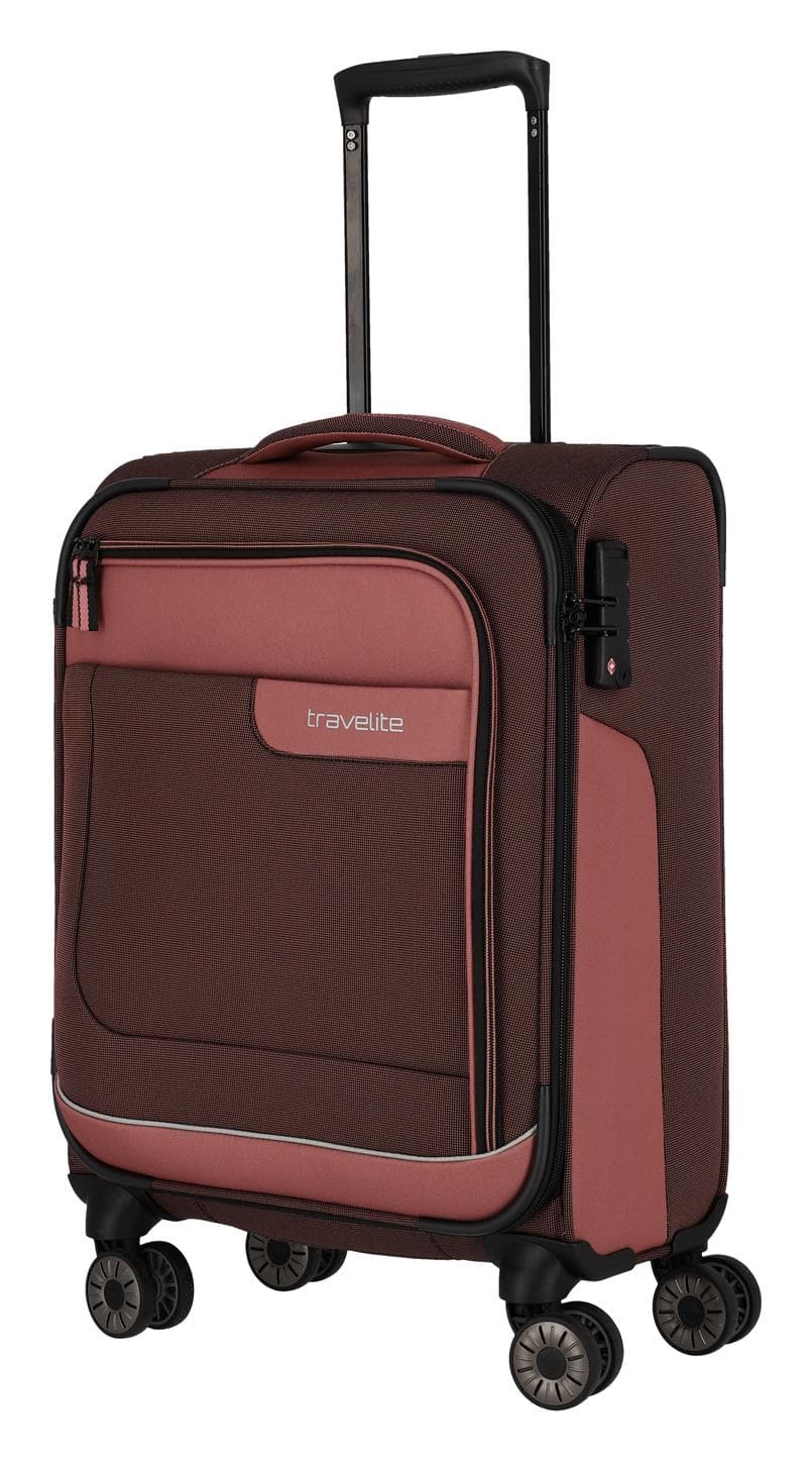 Kufr do letadla 55x40x20 Travelite Viia 4w S Rose