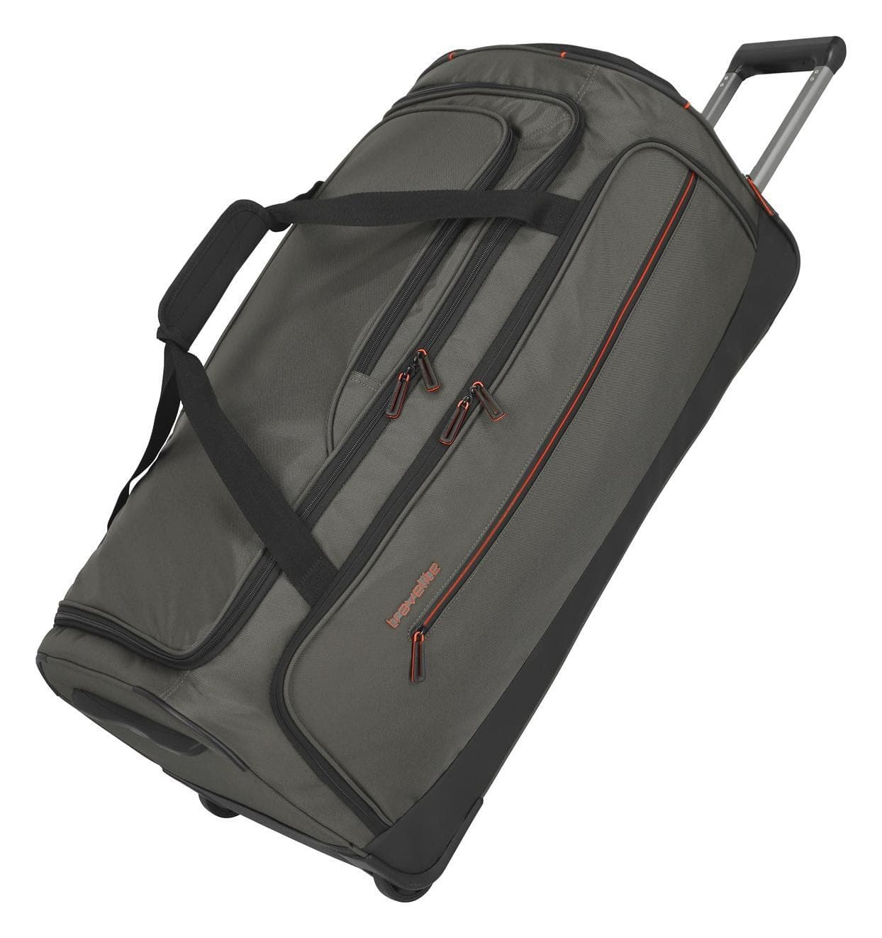 Cestovní taška na kolečkách Travelite Crosslite 5.0 Wheeled Duffle L Dark Olive