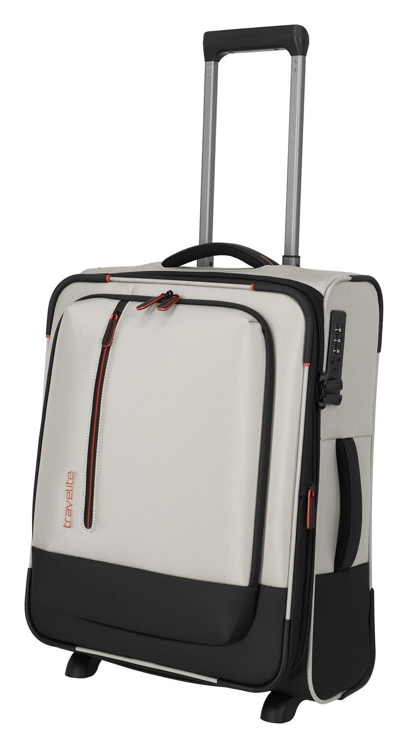 Kufr do letadla 55x40x20 Travelite Crosslite 5.0 2w S exp. White Sand