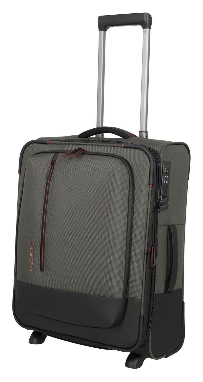 Kufr do letadla 55x40x20 Travelite Crosslite 5.0 2w S exp. Dark Olive