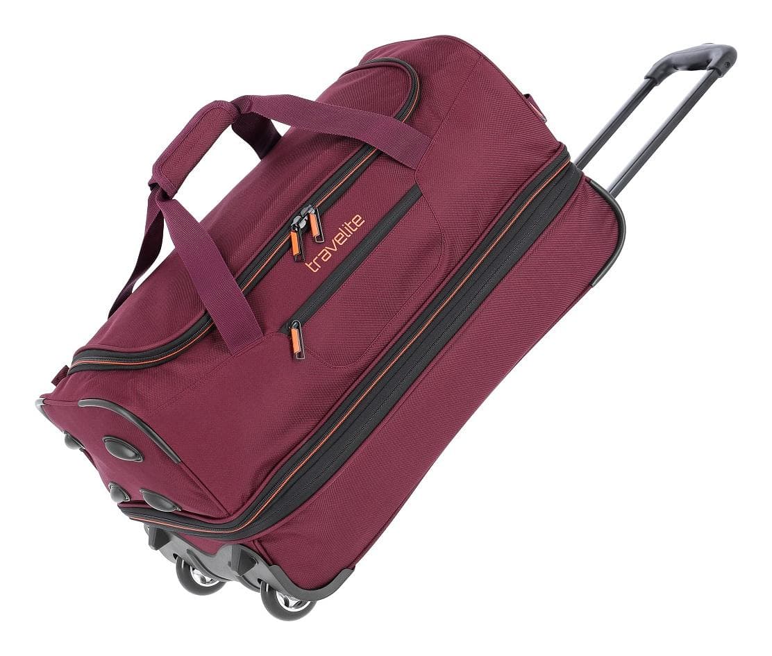 Cestovní taška na kolečkách Travelite Basics Wheeled duffle S Bordeaux