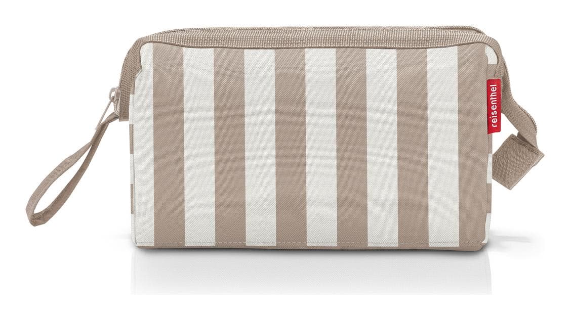 Toaletní taška Reisenthel Travelcosmetic Summerstripes coffee