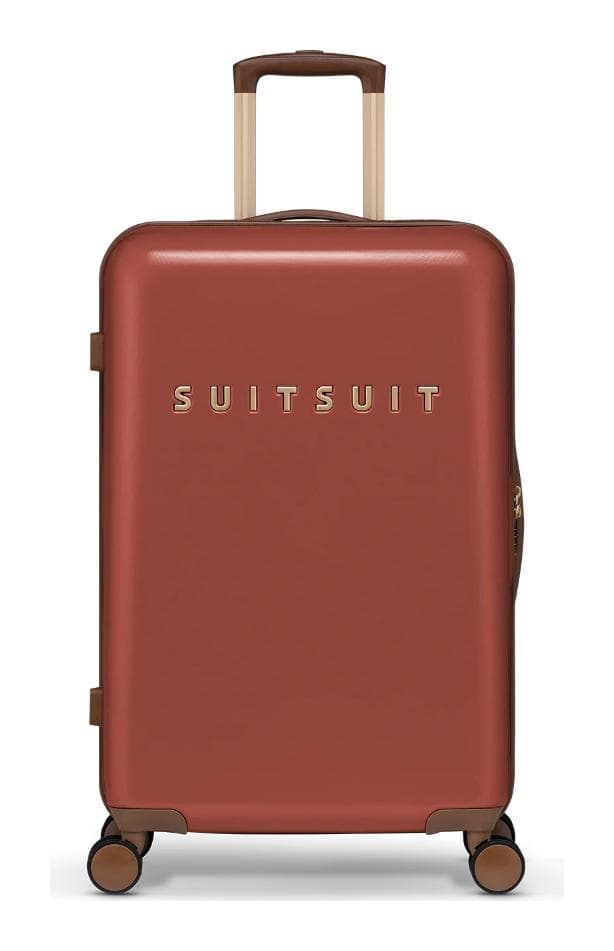 Střední skořepinový kufr na kolečkách SUITSUIT Fab Seventies TR-7221/3-M Red Ochre