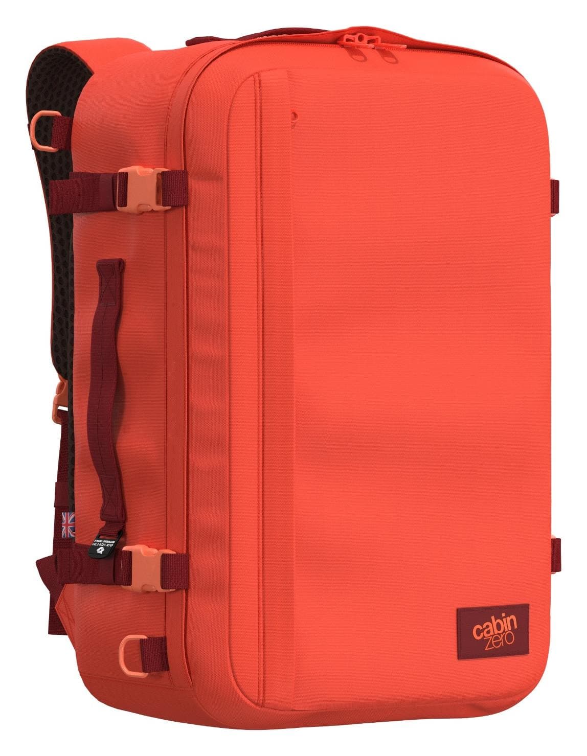 Batoh do letadla 55x40x20 CabinZero Classic Plus 42L Tomato Festival