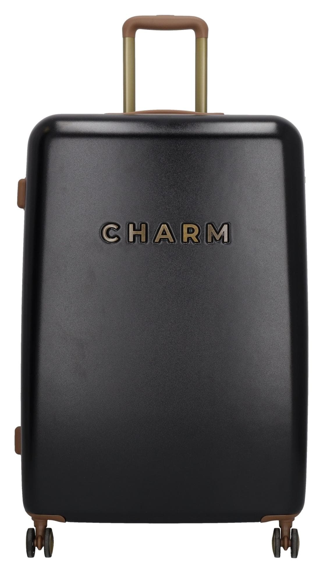 Velký skořepinový kufr Charm London Capetown L Black