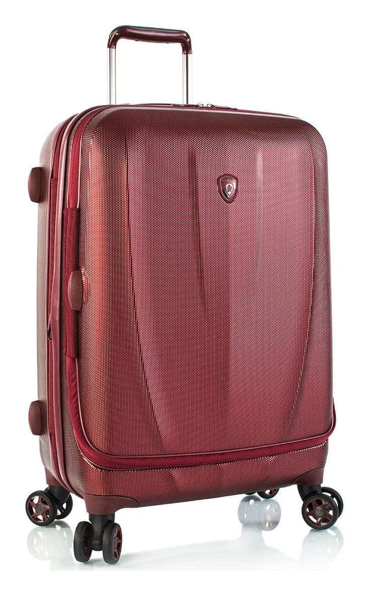 Střední cestovní kufr na kolečkách Heys Vantage Smart Luggage M Burgundy