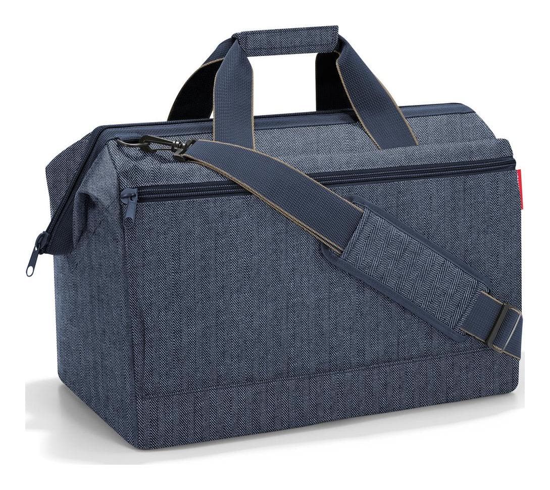 Cestovní taška Reisenthel Allrounder L Pocket Herringbone Dark Blue