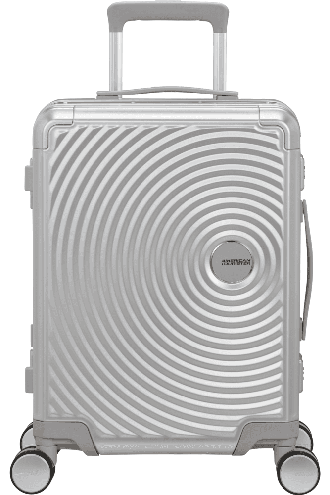 American Tourister Soundbox Alu Spinner 55 cm Silver 155707-1776