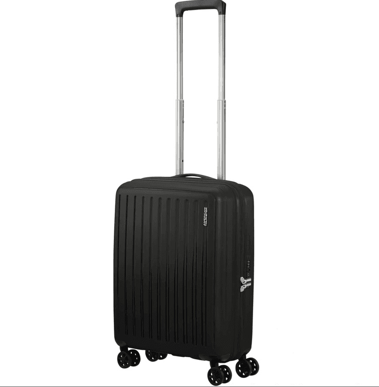 American Tourister Rejoy Spinner 55 cm True Black - kabinový kufr 35 l černý, 153176-0651