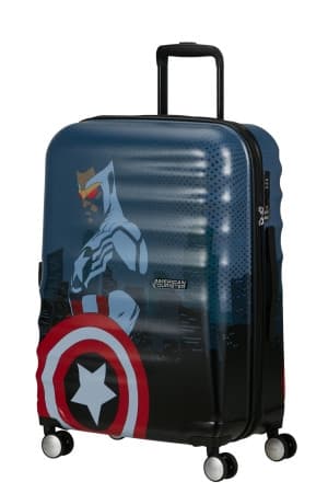 American Tourister Dětský kufr Wavebreaker Disney Spinner 67/26 Captain America City