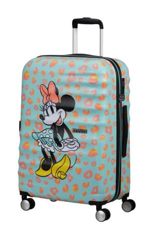 American Tourister Dětský kufr Wavebreaker Disney Spinner 67/26 Minnie Pastel Dot
