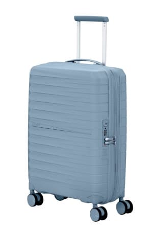 American Tourister Kufr Fastforward Spinner 55/20 Cabin Expander Steel Blue