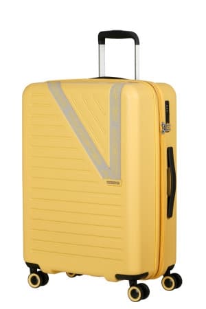 American Tourister Kufr Dynabelt Spinner 66/26 Expander Sunny Yellow
