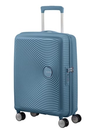 American Tourister Kufr Soundbox Spinner Expander 55/20 Stone Blue