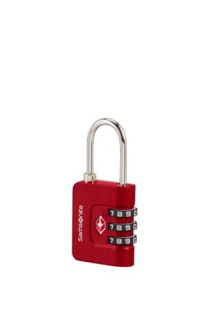 Samsonite Cestovní zámek TSA TA Revolution Red, červená
