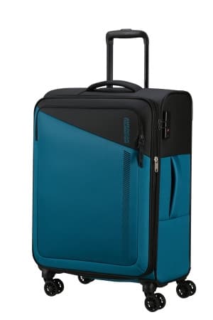 American Tourister Kufr Daring Dash Spinner Expander 66/29 Black/Blue