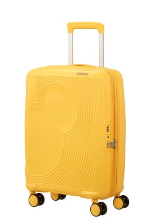 American Tourister Kufr Mickey Magic Spinner 55/20 Cabin Expander Flower Yellow