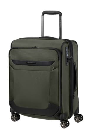 Samsonite Kufr PRO-DLX 6 Expander USB 55/20 Cabin Spinner Green