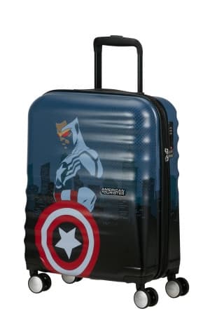 American Tourister Dětský kufr Wavebreaker Disney Spinner 55/20 Cabin Captain America City