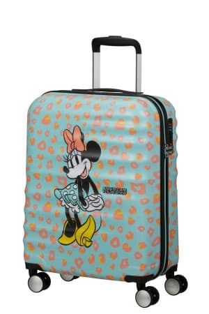 American Tourister Dětský kufr Wavebreaker Disney Spinner 55/20 Cabin Minnie Pastel Dot
