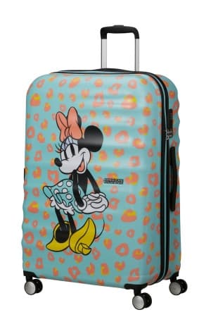 American Tourister Dětský kufr Wavebreaker Disney Spinner 77/29 Minnie Pastel Dot