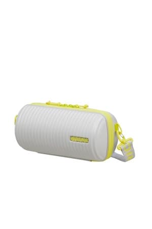 American Tourister Cestovní taška přes rameno Rollio Light Grey/Lime
