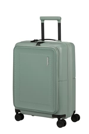 American Tourister Kufr Dashpop Spinner Expander 55/23 Easy Access Cabin Iceberg Green