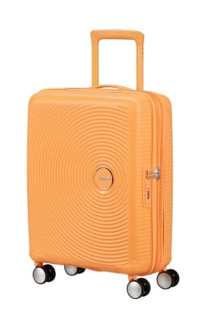 American Tourister Kufr Soundbox Spinner Expander 55/20 Cabin Papaya Pop