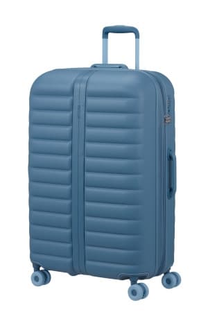 American Tourister Kufr Neovibe Spinner 77/30 Expander Steel Blue