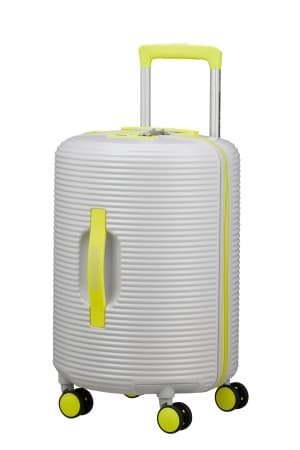 American Tourister Kufr Rollio Spinner 52/18 Cabin Light Grey/Lime