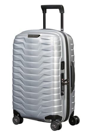 Samsonite Kufr Proxis Spinner Expander USB 55/20/35 Cabin Silver