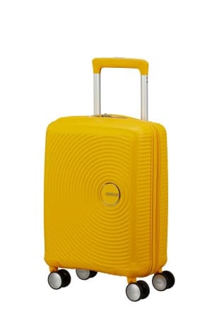 American Tourister Kufr Soundbox Mini Spinner 47/16 Cabin Golden Yellow