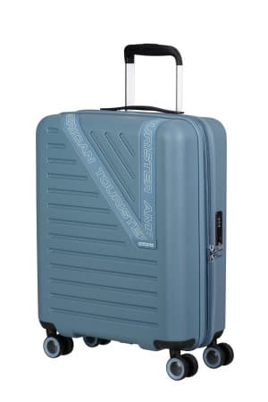 American Tourister Kufr Dynabelt Spinner 55/20 Cabin Expander Rainstorm Blue