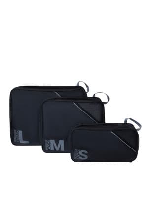 American Tourister Sada 3 balicích kostek Black/Grey