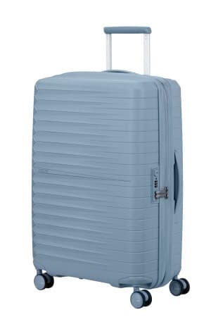 American Tourister Kufr Fastforward Spinner 68/26 Expander Steel Blue