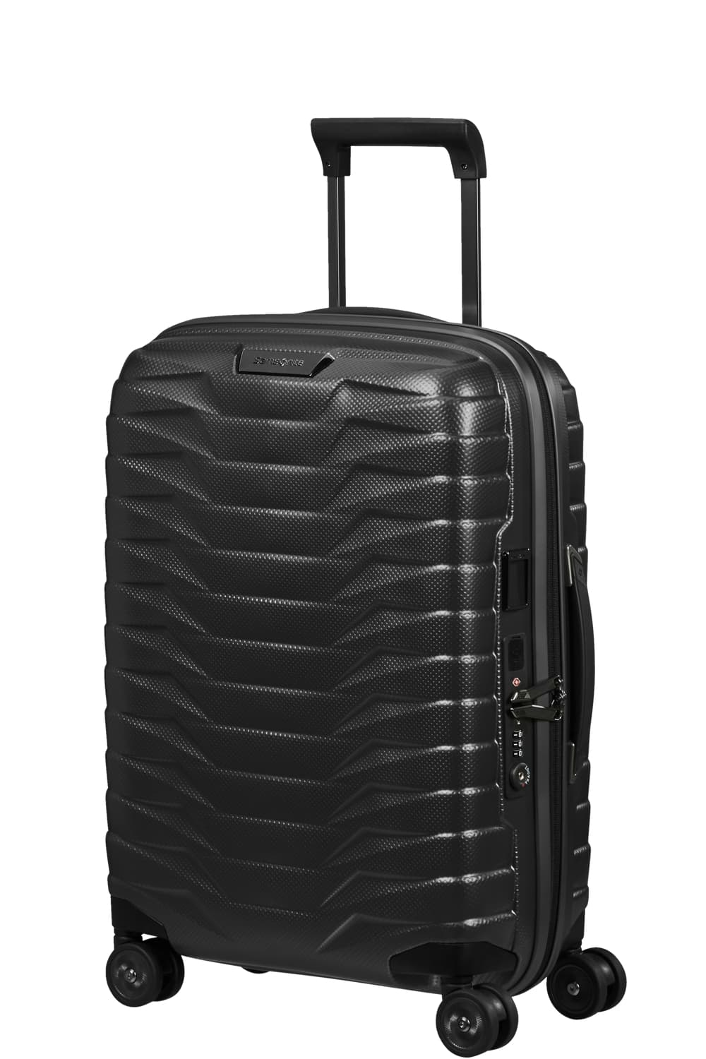 Samsonite Kufr Proxis Spinner Expander USB 55/20 Cabin Matt Graphite