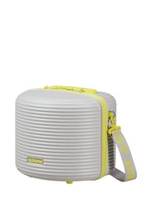 American Tourister Kosmetický kufr Rollio Light Grey/Lime