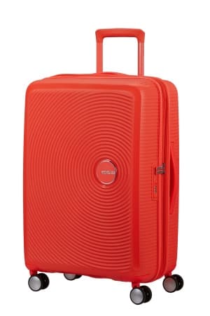 American Tourister Kufr Soundbox Spinner Expander 67/29 Neon Orange