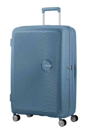 American Tourister Kufr Soundbox Spinner Expander 77/29 Stone Blue