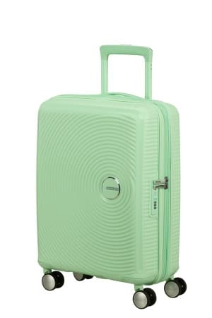 American Tourister Kufr Soundbox Spinner Expander 55/20 Cabin Pastel Green